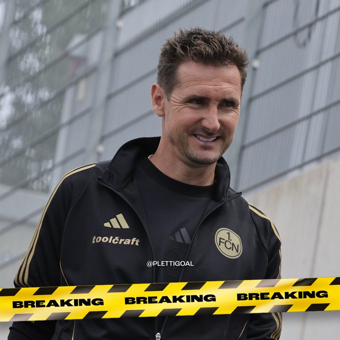 德天空：克洛泽即将与纽伦堡续约，新合同签至2028年